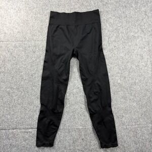 Pink Sport Victoria Secret Womens L Black Seamless High Waisted Ribbed Leggings